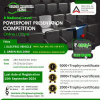SLIDE MASTER 2K24 Paper Presentation Competition Poster